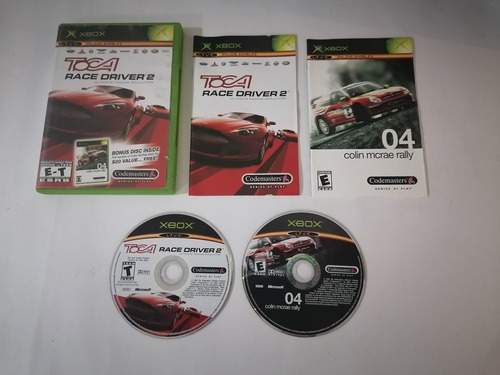 Toca Race Driver 2 + Colin Mcrae Rally Xbox Clásico