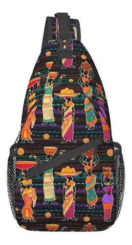 Asyg Bolso Mano Arte Africano Lindo Cruzado Pecho Mochila 05