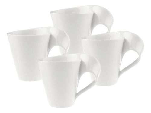 Villeroy & Boch Newwave Taza De Café, Juego De 4