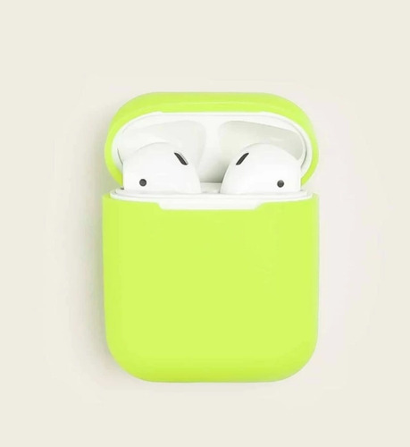 Funda Para AirPods 1 Y 2 De Silicona Varios Colores