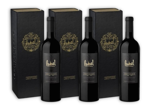 Perdriel Centenario Vino Blend Caja X3u 750ml C/estuche