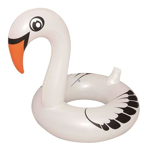 Boia Cisne Gigante Perolado Branco Mor 1.28m 