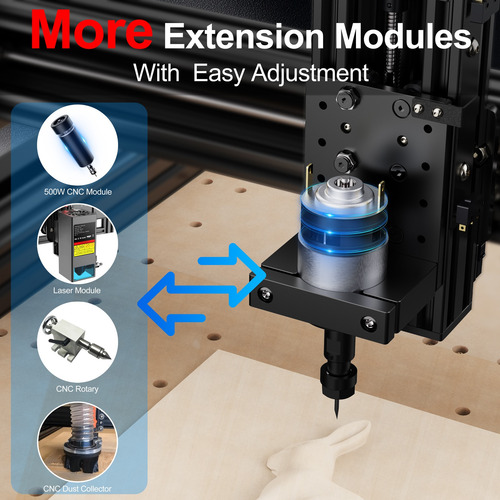Máquina De Cortadora De Grabado Twotrees Ttc 450 Cnc+rodillo