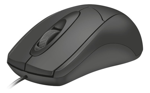 Mouse Trust Ziva Optico 3 Botones 1200dpi Ambidiestro Envio Color Negro