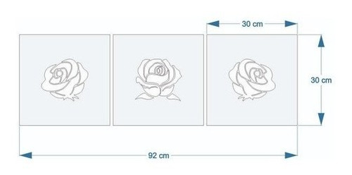 Imagem 3 de 3 de Espelho Acrílico Mosaico Rosa 90cm 3 Peças Decorativo