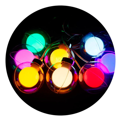 Guirnalda Luces Led Globo Lights 5 Metros 220v Navidad