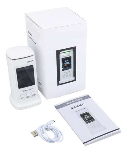 Registrador De Co2 Com Wifi E Analisador De Gás Com Tela Lcd
