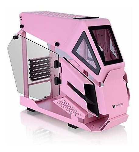 Thermaltake Ah T200 Pink Puerta Abatible De Vidrio Templado 