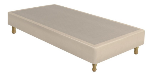 Imagen 3 de 9 de Sommier Ecocuero Og + Colchon Inducol Onix 90x190