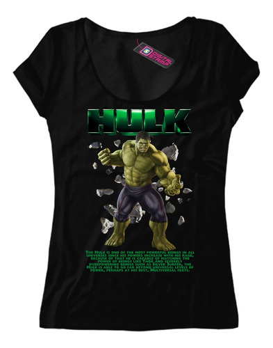 Remera Mujer Marvel The Incredible Hulk El Increible Mv17