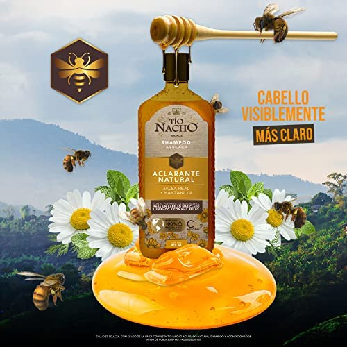 Shampoo De Camomila Anti-queda De Cabelo E Clareador Tio Nac