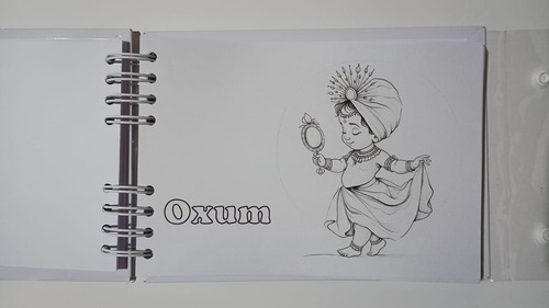 Pequenos Orixás - Livro De Colorir Branco