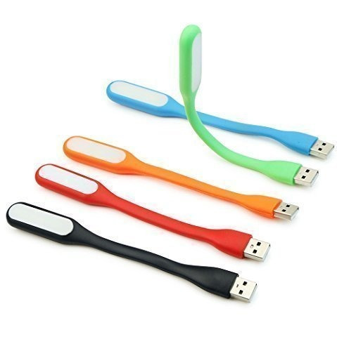 X-dragon 5pcs Flexible Usb Led Lámpara De Luz De 180 Grados