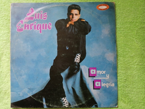 Eam Lp Vinilo Luis Enrique Amor Y Alegria 1988 Edic. Peruana