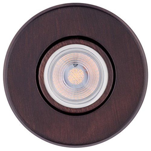 Kit De Iluminacin Empotrada Redonda Giratoria De 3puLG 4-pac