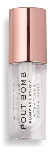 Revolution, Pout Bomb Plumping Lip Gloss, Alto Brillo, Pigme