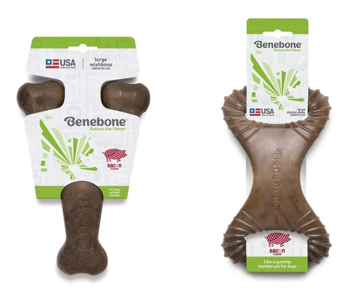 Benebone Combo Wishbone/dental Chew Large Juguete Perros