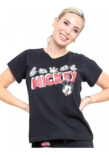 Remera Mujer Disney Mickey Cocot Urbano - Art. 21068