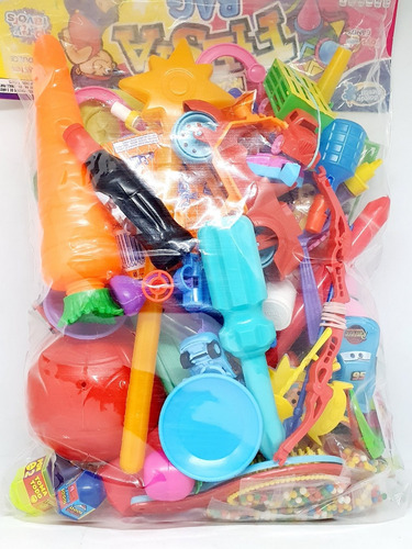 Imagen 2 de 2 de Bondy Maxy Fiesta Bag 75 Piezas Piñatero Con Juguete Bolo Ag
