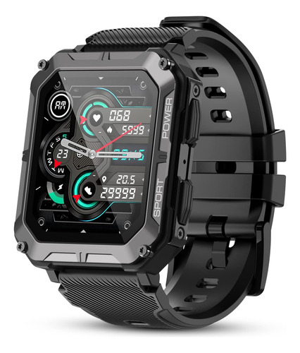 Reloj Inteligente Militar Bluetooth Ip68 Resistente Al Agua