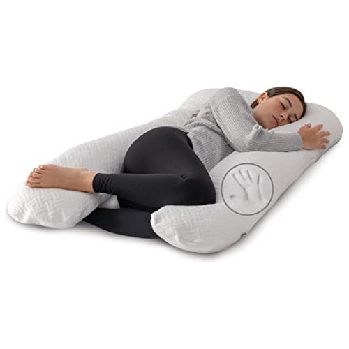 Almohada De Soporte Cuerpo Forma De U De Espuma Viscoel...