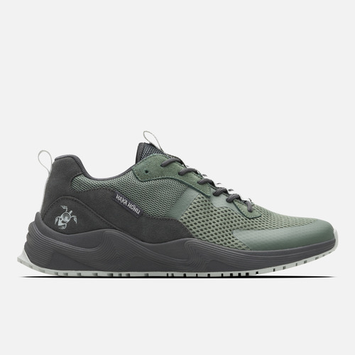 Zapatilla Hombre Patiperro Verde Grisaceo Haka Honu