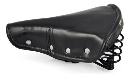 Asiento Para Bicicleta Inglesa Negro Antiguo Timalo Ancho 220 Mm Largo 245 Mm