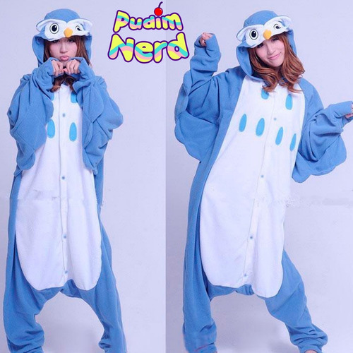 Coruja Pijama Macacão Kigurumi - Pronta Entrega