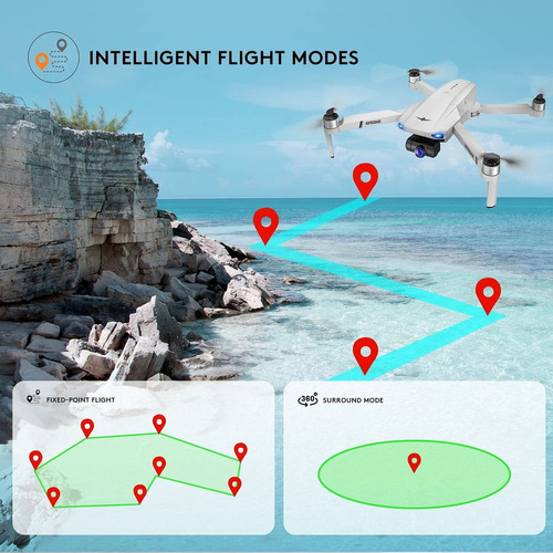 Drones Con Cámara Para Adultos 4k, Larvender Kf102 Gps 4k Dr