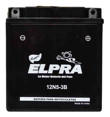 Batería Elpra Moto 12n5-3b Gilera Smash 110