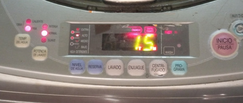 Imagen 2 de 4 de Tarjeta Lógica Electrónica Panel Lavadora LG Wf-t1292tp 12kg