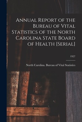 Libro Annual Report Of The Bureau Of Vital Statistics Of ...