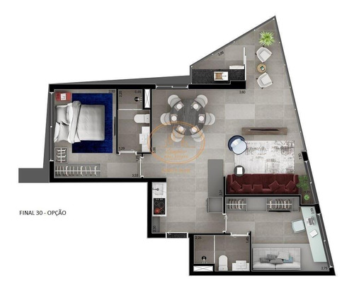 Apartamento Com 1 Dormitório(s) Localizado(a) No Bairro Vila Mariana Em São Paulo / São Paulo - 6782:912307