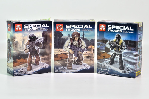 Soldados Combate Tropas Especiales 12 Modelos Bochatoys