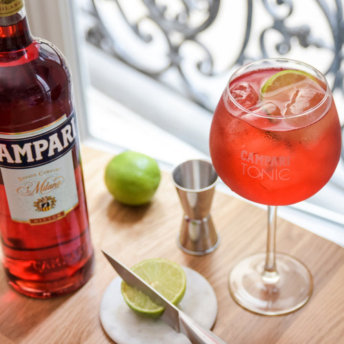 Imagen 5 de 9 de Aperitivo Campari Bitter 750ml X6 Unidades - 01mercado