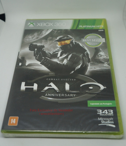 Halo Combat Evolved Anniversary Xbox 360 Lacrado - Nacional