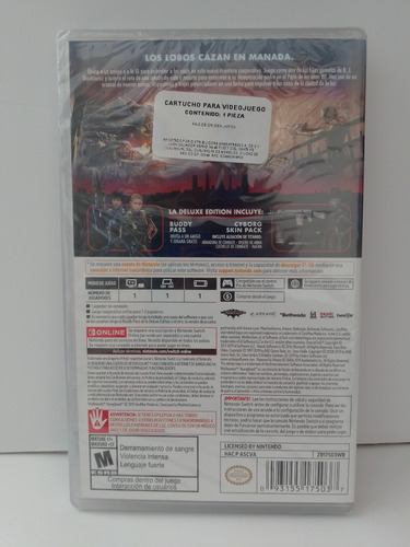 Wolfenstein Youngblood Nuevo _ Switch _ Shoryuken Games