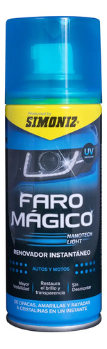 Renovador Protector De Faros Instantáneo Faro Magico Simoniz