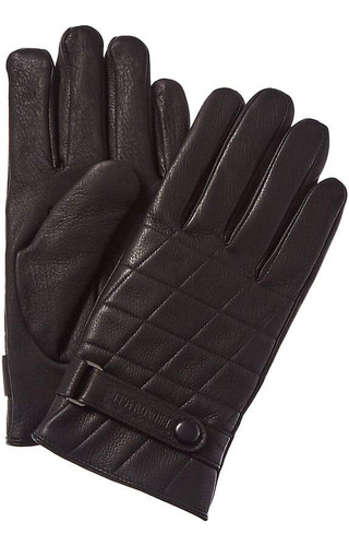 Bruno Magli Guantes De Cuero Acolchados Para Hombre Con Corr