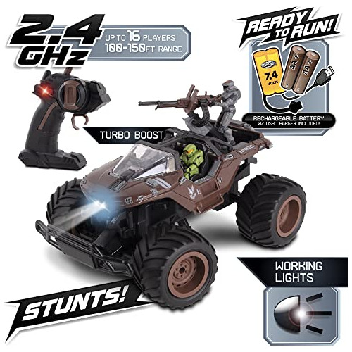 Nkok Halo Infinite Rc: Unsc Warthog Mud Hog - Stunt Performi