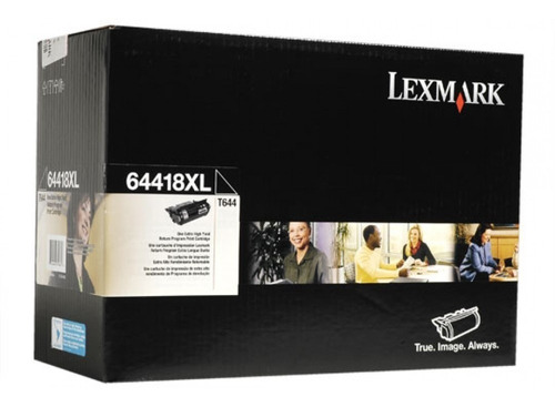 Toner Lexmark T644 Negro 64418xl Rinde 32.000 Copias