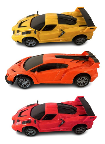 Auto A Radio Control Go Speed - Sebigus Color Naranja Personaje Auto A Control