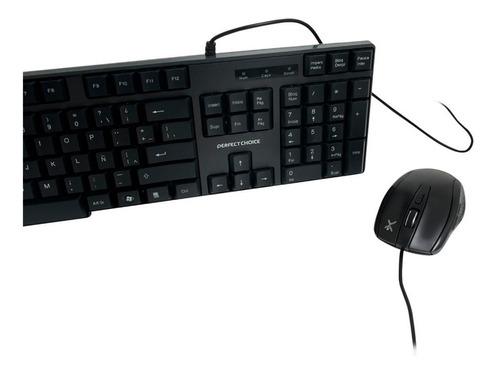 Teclado Antiderrames Mouse Optico Alambrico Usb Pc-200987