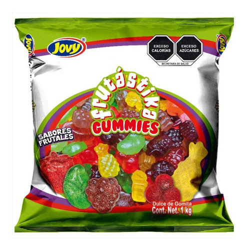 Gomitas Frutastika Gummies Jovy Sabores Frutales 1 Kg