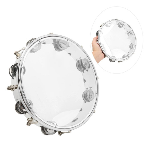 Pandereta, Instrumento De Jingles De Percusión De 10 P...
