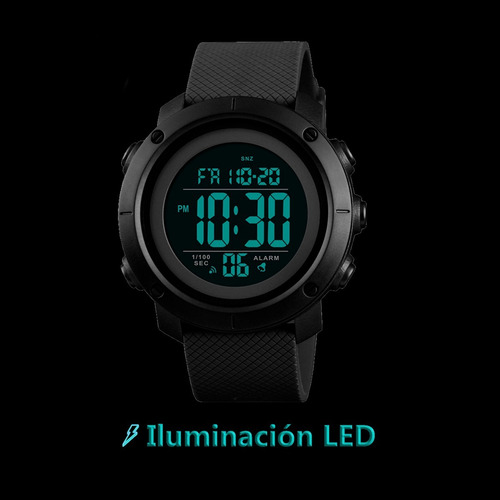 Reloj Hombre Skmei 1426 Cronómetro Alarma Luz Cuenta Regresi