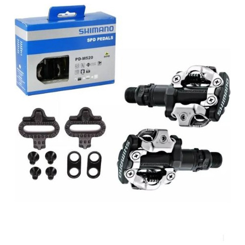 Pedal M520 Shimano + Calas