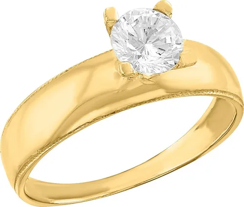 Solitario anillo oro hotsell