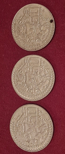 Moneda De 50 Pesos Diosa Coyolxauhqui 1984 Y 1982