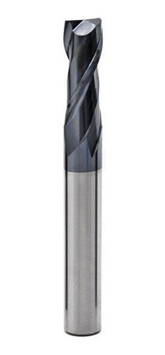 Fresa End Mill Tungsteno 2 Flautas Plana 6mm Cnc Mdf Pvc Alu